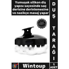 Wintoup #duştarağı Islak Kuru Kullanım Masaj Etki Ergonomik Tasarım Kan Dolaşımı Saç Yatıştırıcı Duş Tarağı