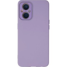 Homestead Newface Oppo Reno 7 Lite Kılıf Lansman Glass Kapak - Lila