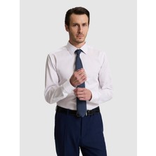 Cacharel Beyaz Slim Fit %100 Pamuk Klasik Yaka Basic Gömlek 50328756 VR013