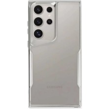 Homestead Newface Samsung Galaxy S24 Ultra Kılıf Boyi Silikon Kapak - Gümüş