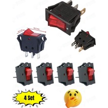 Fano (4 Set) Regülatör-Tekli- Anahtar-Işıklı-On-Off