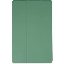 Homestead Newface Apple iPad Pro 13 (2024) Kılıf Tablet Smart Kılıf - Koyu Yeşil