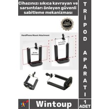 Wintoup #tripod Evrensel Akıllı Telefon Tutucu Sabitleyici Abs Plastik Cep Telefonu Tripod Bağlantı Aparatı