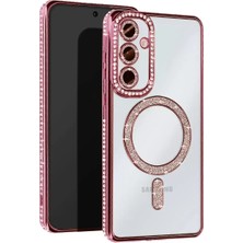 Homestead Newface Samsung Galaxy S25 Edge Joke Simli Magneticsafe Kılıf - Pembe