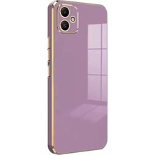 Homestead Newface Samsung Galaxy A05 Kılıf Volet Silikon - Mor