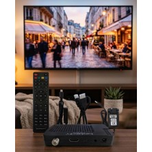Kanonik Education Hd Uydu Receiver USB Medya Oynatıcı Özellikli Çok Dilli Menü Destekli