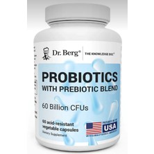 Dr. Berg Probiotics With Prebiotic Blend 60 Milyar Cfu 60 Kapsül