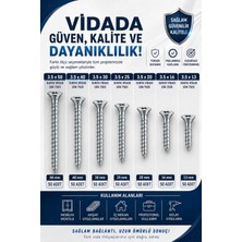 Sunta Vidası Seti 350PCS 3.5*13   3.5*16   3,5*20   3,5*25   3,5*30   3,5*40   3,5*50 - 7parca
