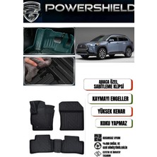POWERSHIELD Toyota Corolla Cross 2022 ve Sonrası Uyumlu Araca Özel Premium 5d Havuzlu Paspas Takımı