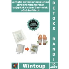 Wintoup #detoxbandı Ayak Tabanı Yapışkanlı Rahatlatıcı Bitkisel Uyku Destek Detox Bandı Toksin Atıcı 10 Adet