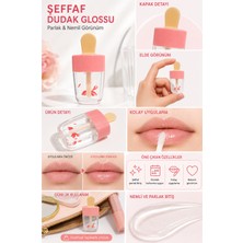 Sudedi Home Şeffaf Dudak Glossu Dudak Parlatıcısı, Renk Vermeyen Lip Gloss, Parlak Nemli Bitiş Veren Günlük Dudak Bakım Yağı