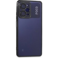 Homestead Newface Xiaomi Poco X5 Pro 5g Kılıf Razer Lensli Silikon - Siyah