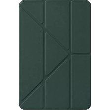 Homestead Newface Apple iPad 2025 10.9 10.nesil (A16) Mera Kalemlikli Tablet Kılıfı - Koyu Yeşil