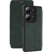 Homestead Newface Xiaomi Redmi 15C 4g Flip Cover - Yeşil