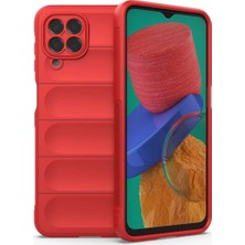 Homestead Newface Samsung Galaxy M33 Kılıf Optimum Silikon - Kırmızı