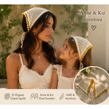 Bh Teknoloji Giyim Takı Aksesuar El Örgüsü Anne Kız Kombin Saç Bandanası