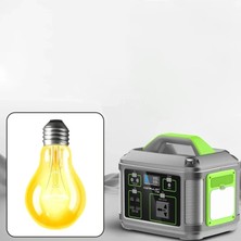 EstoreBox Konfulon CN05 Powerbank 600W 128.000 Mah Kamp Şarj 60W Pd - Siyah