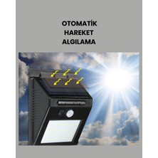 Güneş Paneli ile Şarj Olan 20 LED Dış Mekan Hareket Sensörlü Lamba