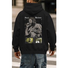 Sevbano Post Malone Rapper Şarkıcı Sırt Baskılı Unisex Oversize Premium Hoodie
