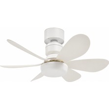 Trion TRN-1300 50W Uzaktan Kumandalı Tavan Vantilatörü 3 Renk LED Ampul Avize 52 cm