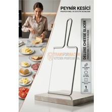 Creatividad Solutions Premium Paslanmaz Çelik Peynir Dilimleyici - Yedek Telli Profesyonel Gurme Dilimleme Aparatı 723243