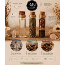 B&b Atelier Spiritüel Ritüel Seti - Ay Suyu, Bitkisel Tütsü ve Tohumlu Dilek Niyet Tüpü 3'lü Set