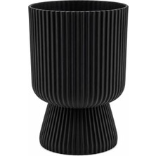 Omnipazar SO-LTSA03 Lotus Ayaklı Plastik Vazo Çiçek Saksı 10,5 Litre No: 3
