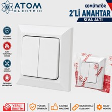 Atom Komütatör 2'li Anahtar