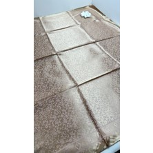 Dervişan İpekçilik %100 Saf Ipek Çift Taraflı Eşarp 95X95 cm Kaymaz Tok Duruşlu 4 Mevsim Kullanım