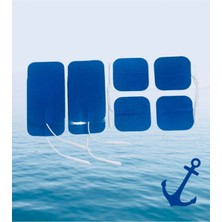 Premini Yumuşak ve Dayanıklı Tens Pedi, 4’lü Paketler, 5x5 ve 5x9 Cm, Marine Serisi
