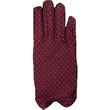 Uravas Store Bordo Renk Puanlı Çocuk Eldiveni