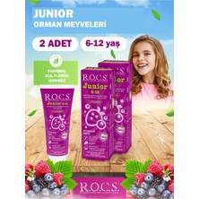 R.O.C.S. Junior Orman Meyveli Özlü Diş Macunu 74 gr 6-12 Yaş 2 Adet
