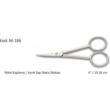 Uravas Store Rose Europe Ayrık Saplı Nakış Makası Süper Kalite No:4 10,16 cm