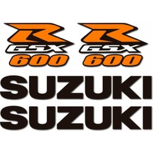Motiker Suzuki Gsx-R 600 Sticker Etiket Modeli