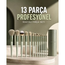 Profesyonel Makyaj Fırça Seti 13 Parça Yumuşak Kıllı Fırça Seti Far Fırçası