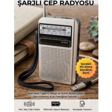 Dexxony Nostaljik Cep Radyosu – Şarjlı, Deprem Radyosu, Yeni Nesil Yüksek Ses & Çekim, Taşınabilir Küçük Radyo