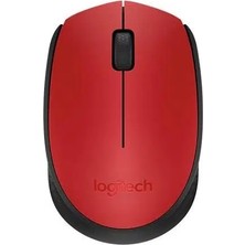Mbb E-Ticaret Logıtech M171 Kablosuz USB Mouse Kırmızı 910-004641