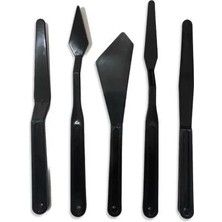 Mbb E-Ticaret Rich Siyah Spatula Seti 5 Parça