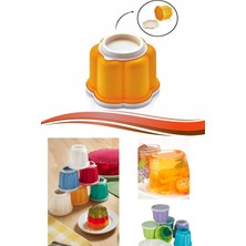 Mbb E-Ticaret Buffer® 2 Adet Çiçek Şekilli Plastik Jole Muhallebi Şekillendirici Kalıp