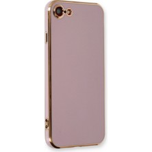 Mbb E-Ticaret iPhone 7 Kılıf Volet Silikon - Mor