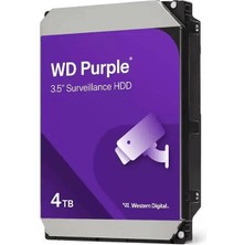 Mbb E-Ticaret 4 Tb Wd 3.5 Purple Sata3 5400RPM 128MB 7/24 Guvenlık WD44PURZ (3 Yıl Resmı Dıst Garantılı)