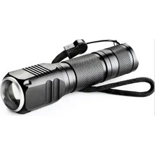 Mbb E-Ticaret F-82 T6 LED Zoomlu 2000 Lm Yüksek Işık Şarjlı El Feneri