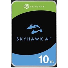 Mbb E-Ticaret 10 Tb Seagate 3.5 Skyhawk Aı Sata 7200RPM 256MB 7/24 Guvenlık ST10000VE001 (5 Yıl Resmı Dıst Garantılı)