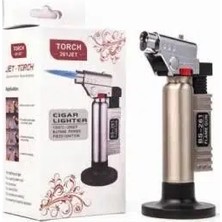 Mbb E-Ticaret Torch Jet Gazlı Pürmüz Doldurulabilir Tabancalı Alevli Çakmak