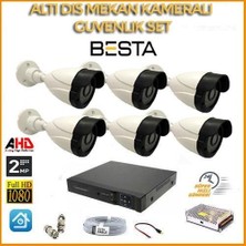 Mbb E-Ticaret 2mp 1080P 6 Dış Mekan Kameralı Ahd Güvenlik Seti