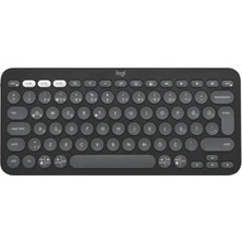 Mbb E-Ticaret Logıtech K380S Pebble Keys 2 Çoklu Cihaz Özellikli Bluetooth Türkçe Q Klavye Gri 920-011859