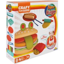 Mbb E-Ticaret Crafy Süper Burger Oyun Hamuru Seti 200 Gr. 12 Parça