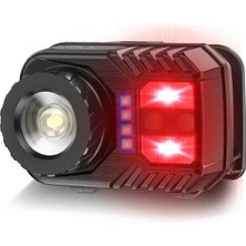 Mbb E-Ticaret PS-571 Sensör Xpg Cob LED USB Şarj Edilebilir Lityum Pilli Zoomlu Kafa Lambası