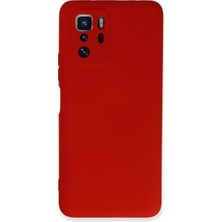Mbb E-Ticaret Poco X3 Gt Kılıf Nano Içi Kadife Silikon - Kırmızı