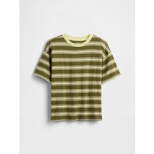 Gap Erkek Çocuk Yeşil Relaxed Original T-Shirt